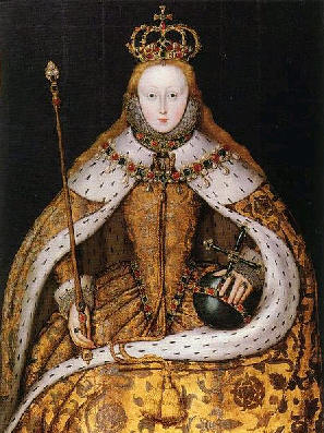 red haired queen elizabeth
 on ... Elizabeth's coronation portrait, before she supposedly lost her hair